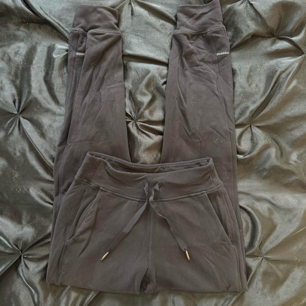 lulu Black joggers